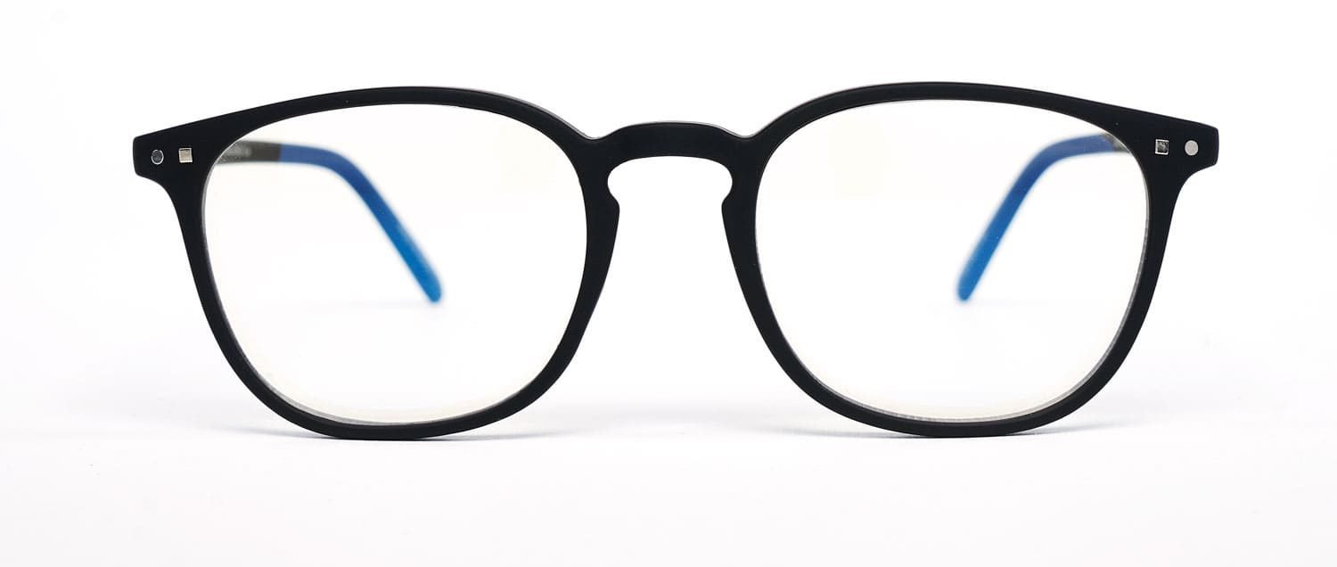 Black model 5 reading glasses front