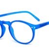 Blue model 4 screen glasses side