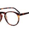Tortoise model 3 reading glasses side